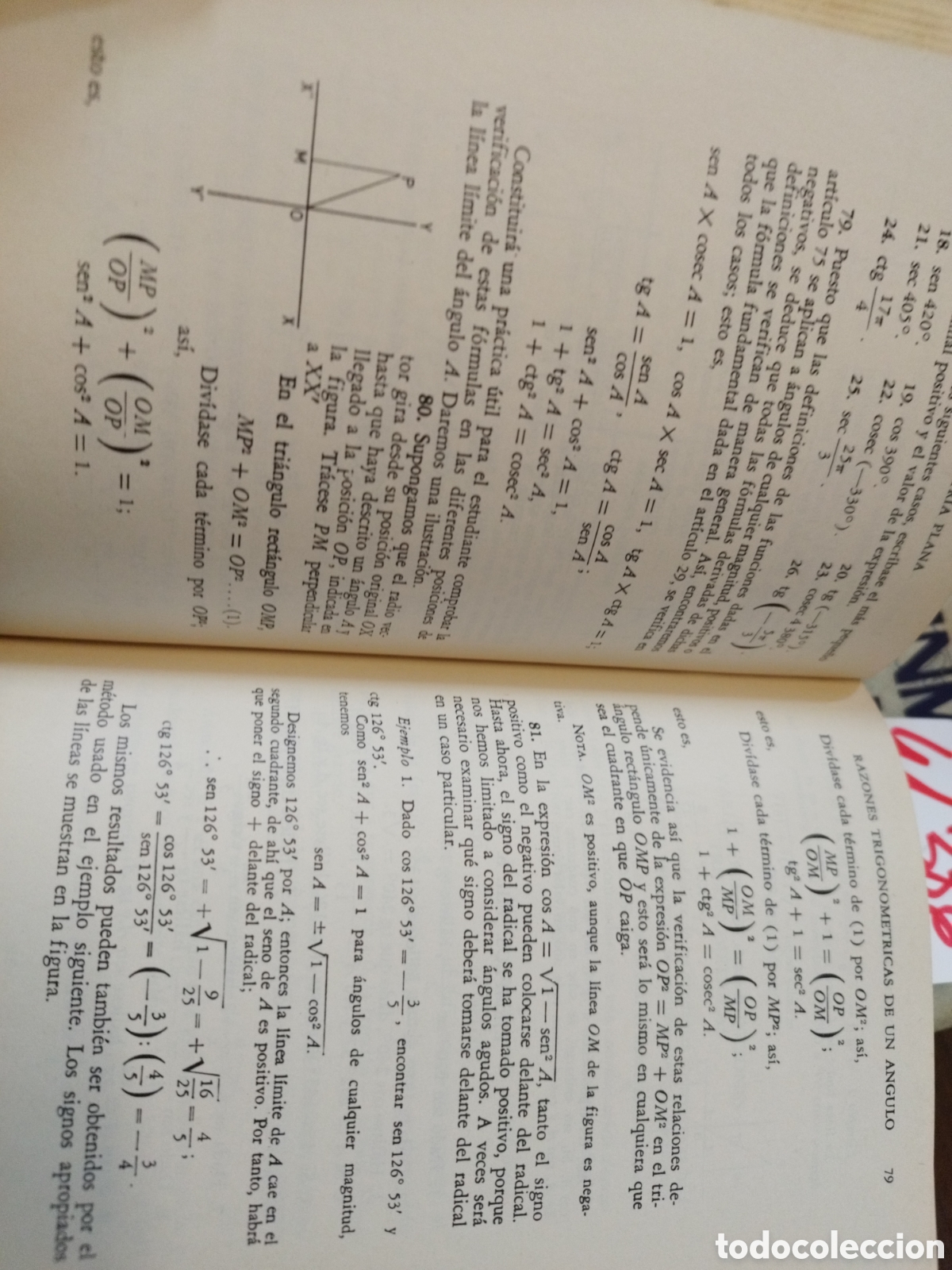 Libros: TRIGONOMETRIA ELEMENTAL - HALL,H.S.y KNIGHT,S.R. - Foto 9