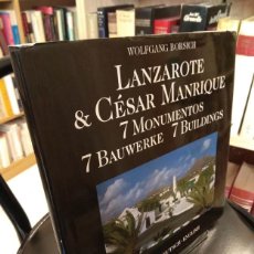 Libros: LANZAROTE & CÉSAR MANRIQUE 7 MONUMENTOS. Lote 362515410