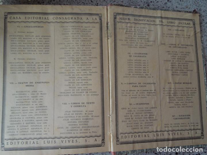 Libros: CIENCIAS COSMOLOGICAS - SEGUNDO CURSO - EDITORIAL LUIS VIVES -1947 Y PROGRAMA - Foto 7