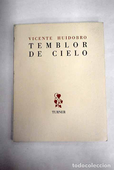 Libros: Temblor de cielo.- Huidobro, Vicente - Foto 1