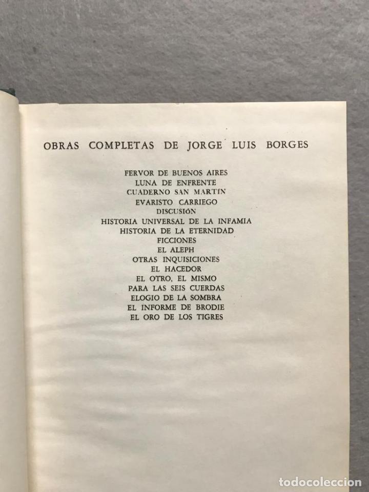 Libros: OBRAS COMPLETAS 1923 - 1972. - BORGES, JORGE LUIS. - Foto 2