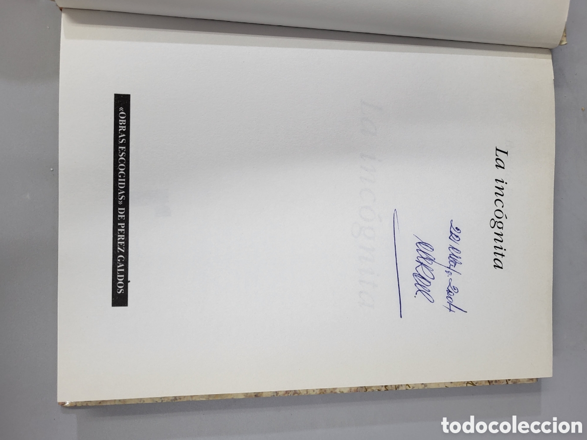 Libros: ☆BENITO P&Eacute;REZ GALD&Oacute;S .LA INCOGNITA - Foto 4