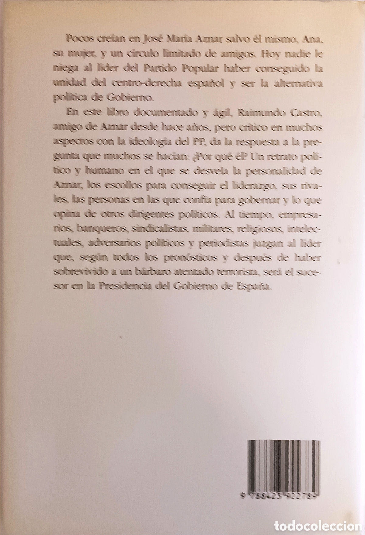 Libros: El sucesor, Raimundo Castro. Editorial Espasa Calpe 1995 - Foto 2