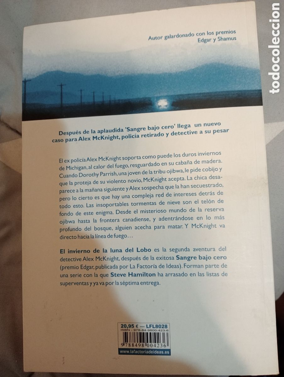 Libros: El invierno de la luna del lobo. PRIMERA EDICI&Oacute;N - Foto 3