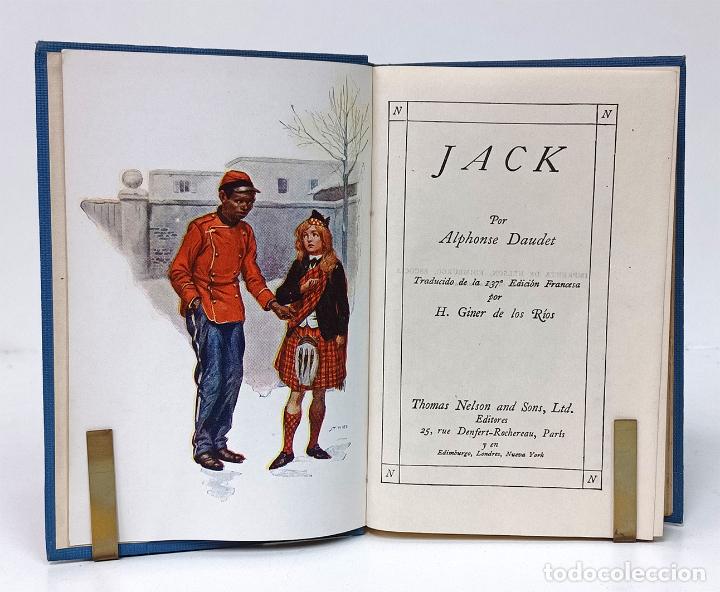 Libros: DAUDET (Alphonse). Jack. Editorial Nelson, hacia 1920 - Foto 2