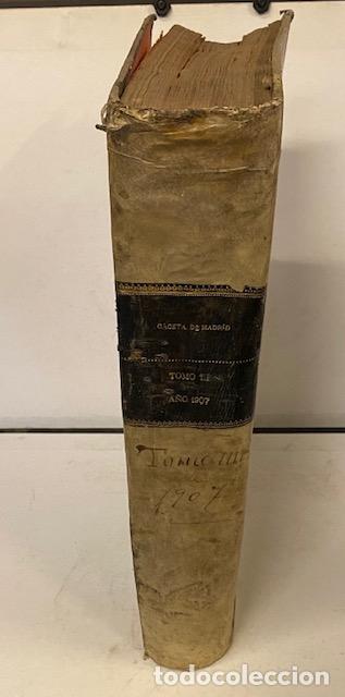 Libros: GACETA DE MADRID. 1907. - Prensa. - Foto 2