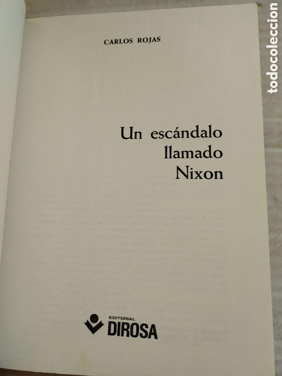 Libros: UN ESC&Aacute;NDALO LLAMADO NIXON - Foto 2