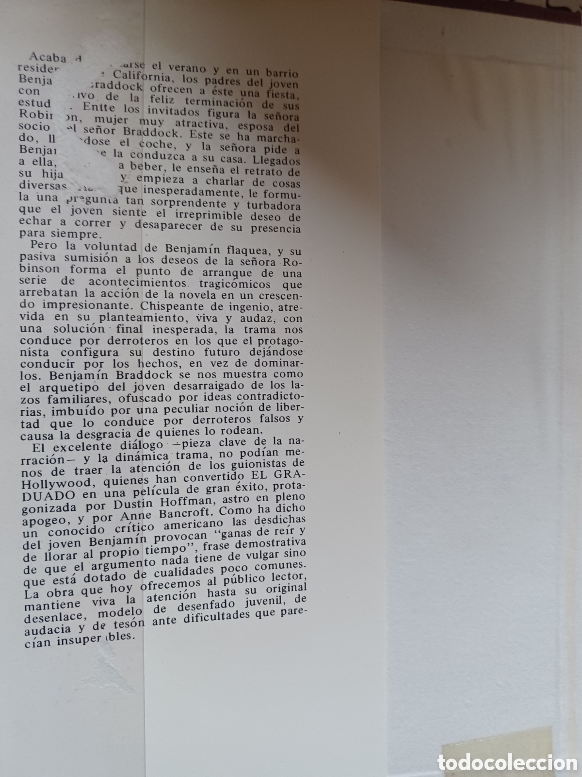 Libros: Barybook C23. . El graduado Charles webb picazo 1969 . - Foto 4