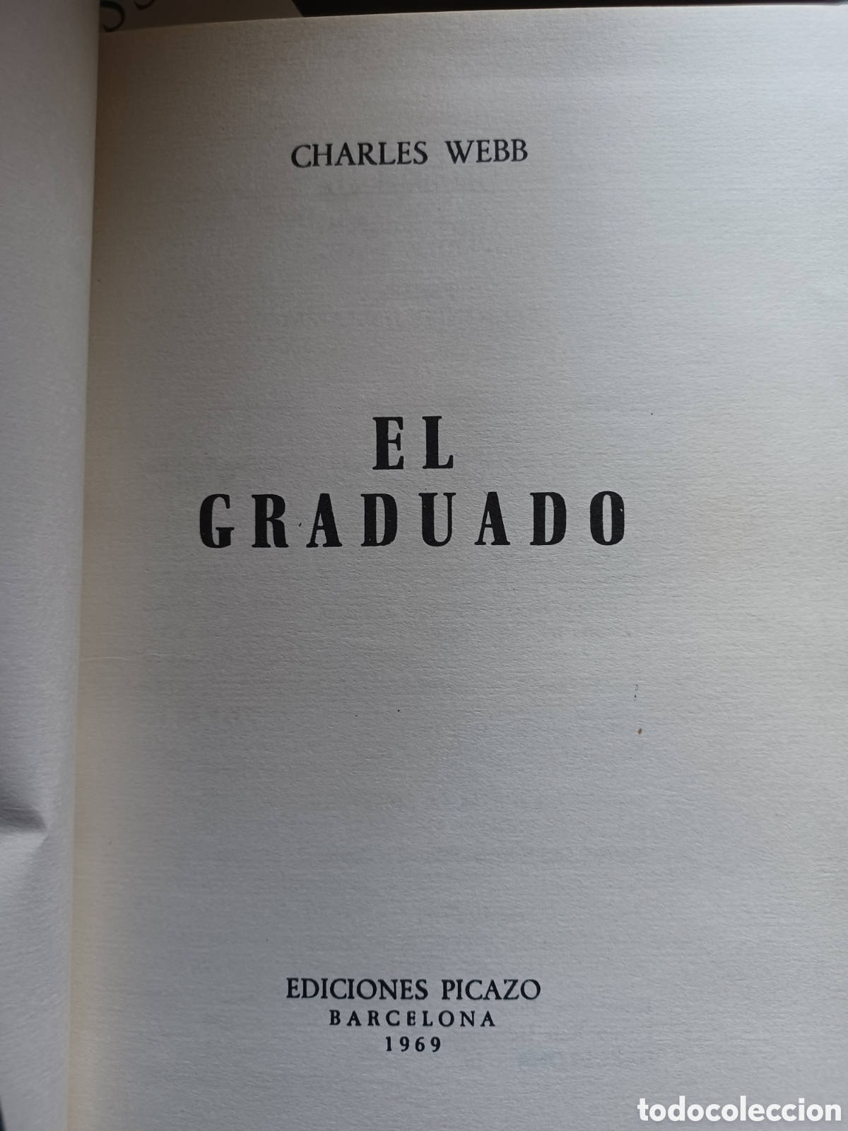 Libros: Barybook C23. . El graduado Charles webb picazo 1969 . - Foto 6