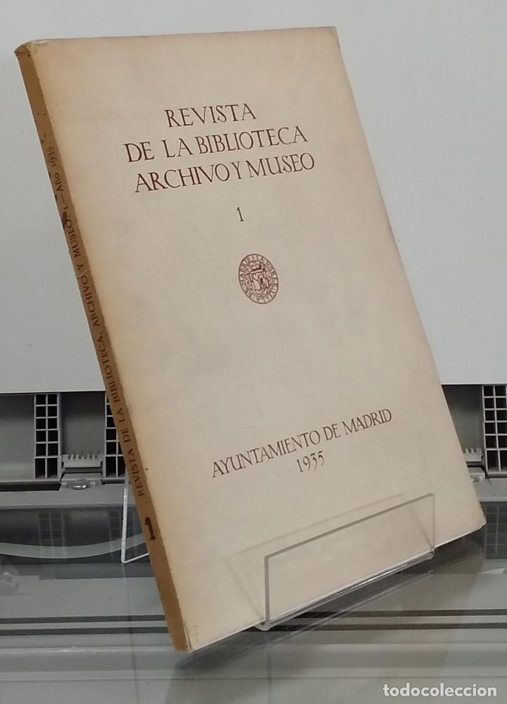 books: 1935, 1. Revista de la Biblioteca, Archivo y Museo. A&ntilde;o XII, enero 1935, n&uacute;mero 45