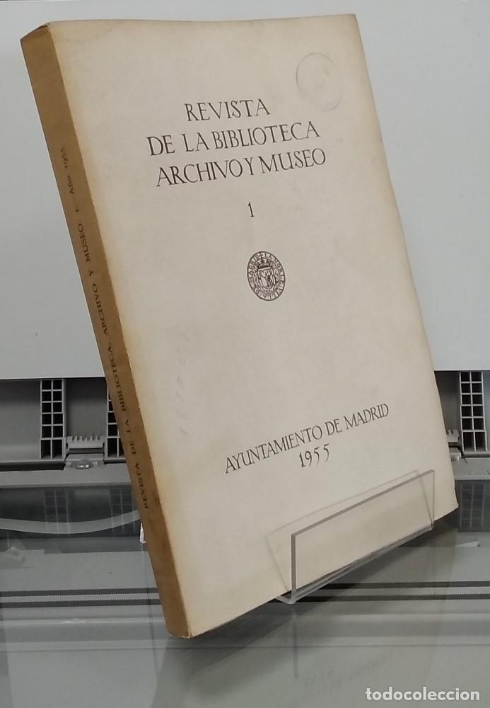 Libri di seconda mano: 1955, 1. Revista de la Biblioteca, Archivo y Museo. A&ntilde;o XXIV, enero 1955, n&uacute;mero 69
