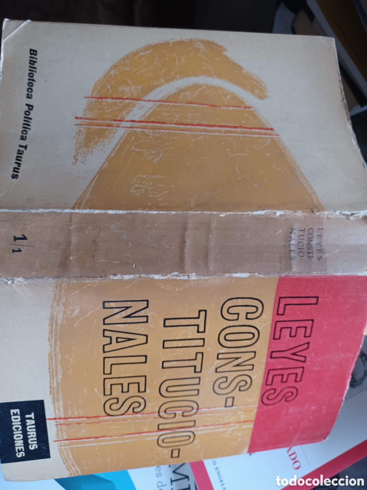 Libros: Barybook 110 .Constitucionales Taurus ediciones volumen I - Foto 3