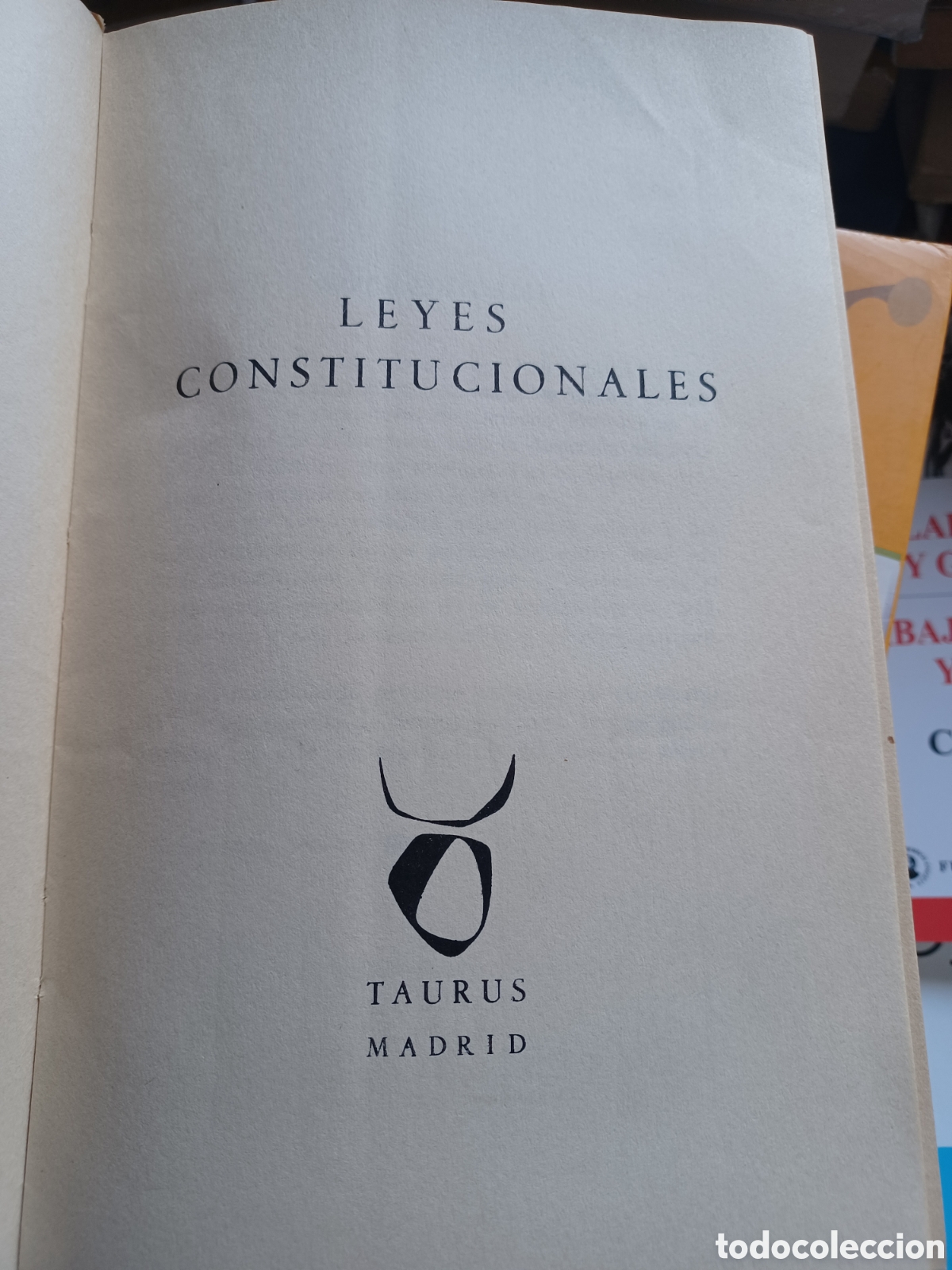 Libros: Barybook 110 .Constitucionales Taurus ediciones volumen I - Foto 5