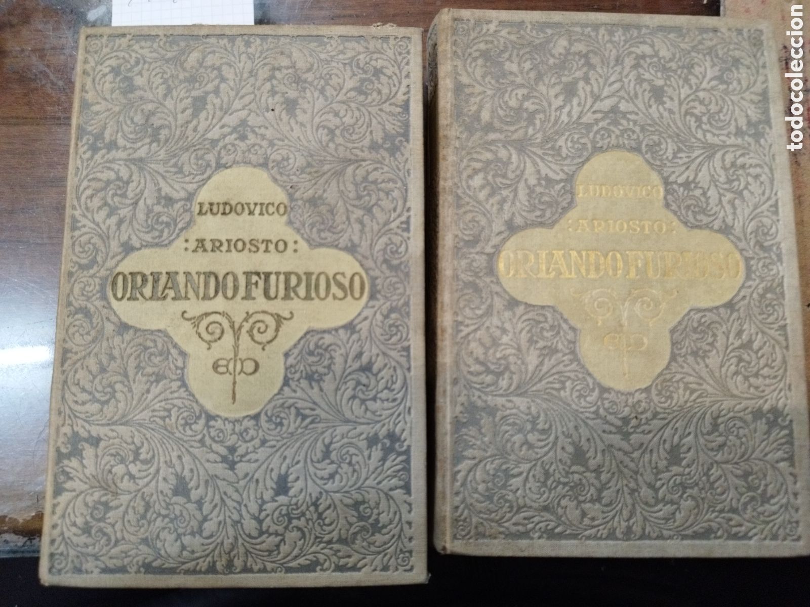 B&uuml;cher: ORLANDO FURIOSO.A&ntilde;o 1917. Los 2 tomos. Completo - ARIOSTO,Ludovico
