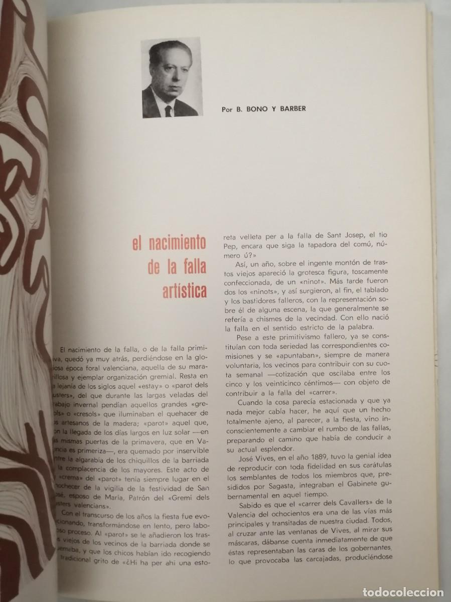 Libros: LIBRO OFICIAL FALLERO. FALLAS DE VALENCIA 1972 - Foto 6