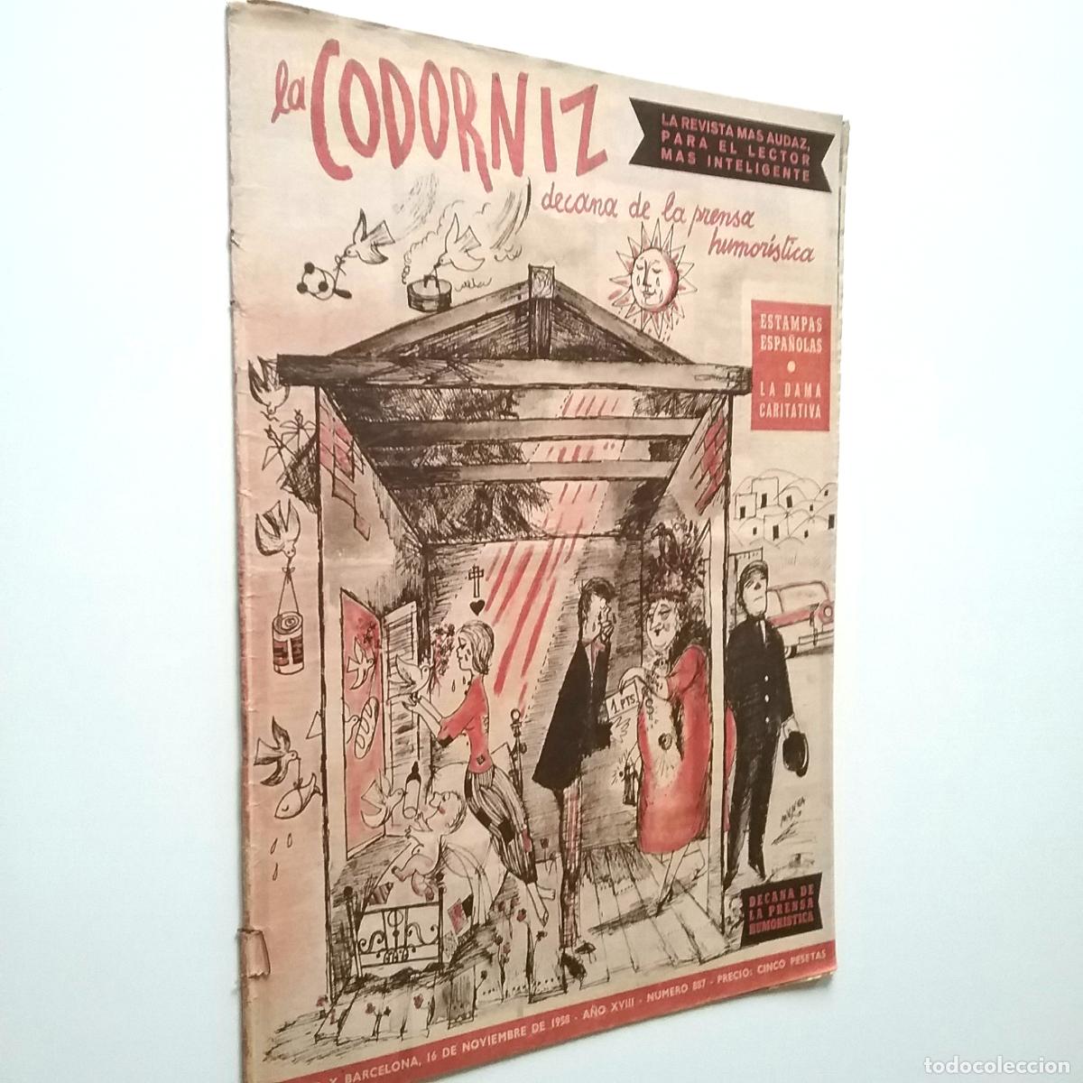 Libros: VV. AA. - La Codorniz. A&ntilde;os XVIII. N&uacute;m. 887. 1958 - Foto 1