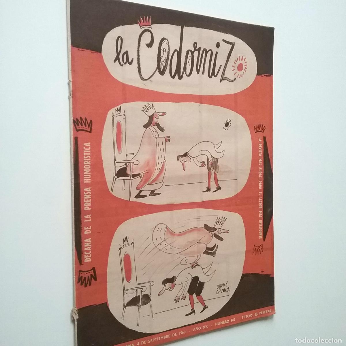 Libros: VV. AA. - La Codorniz. A&ntilde;os XX. N&uacute;m. 981. 1960 - Foto 1