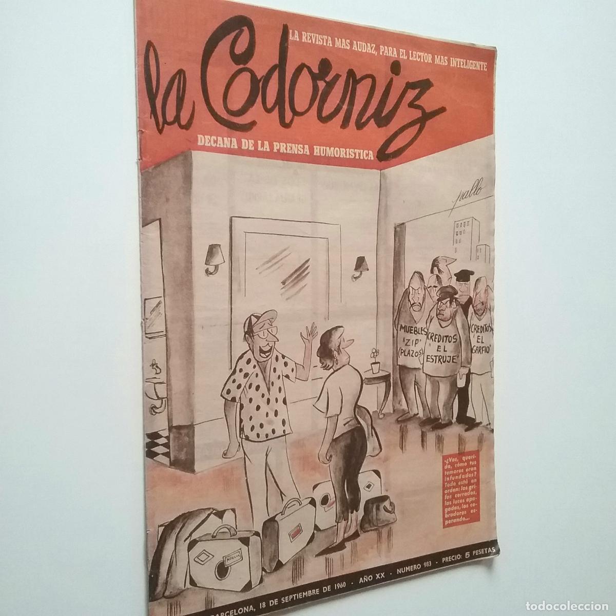 Libros: VV. AA. - La Codorniz. A&ntilde;os XX. N&uacute;m. 983. 1960 - Foto 1
