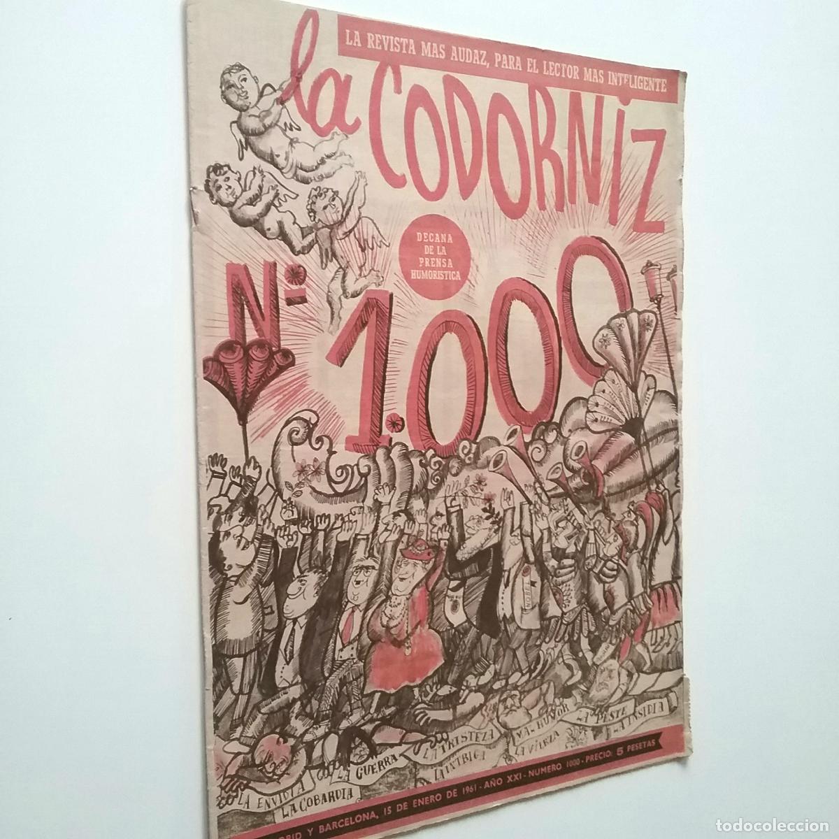 Libros: VV. AA. - La Codorniz. A&ntilde;os XXI. N&uacute;m. 1000. 1961 - Foto 1