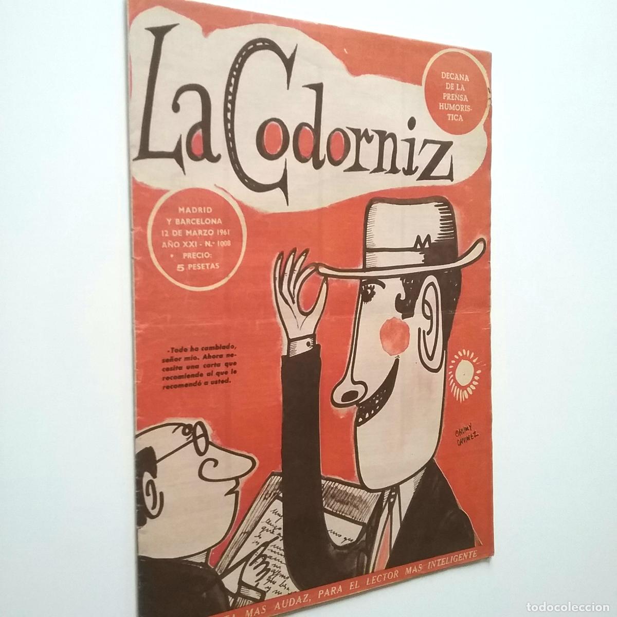 Libros: VV. AA. - La Codorniz. A&ntilde;os XXI. N&uacute;m. 1008. 1961 - Foto 1