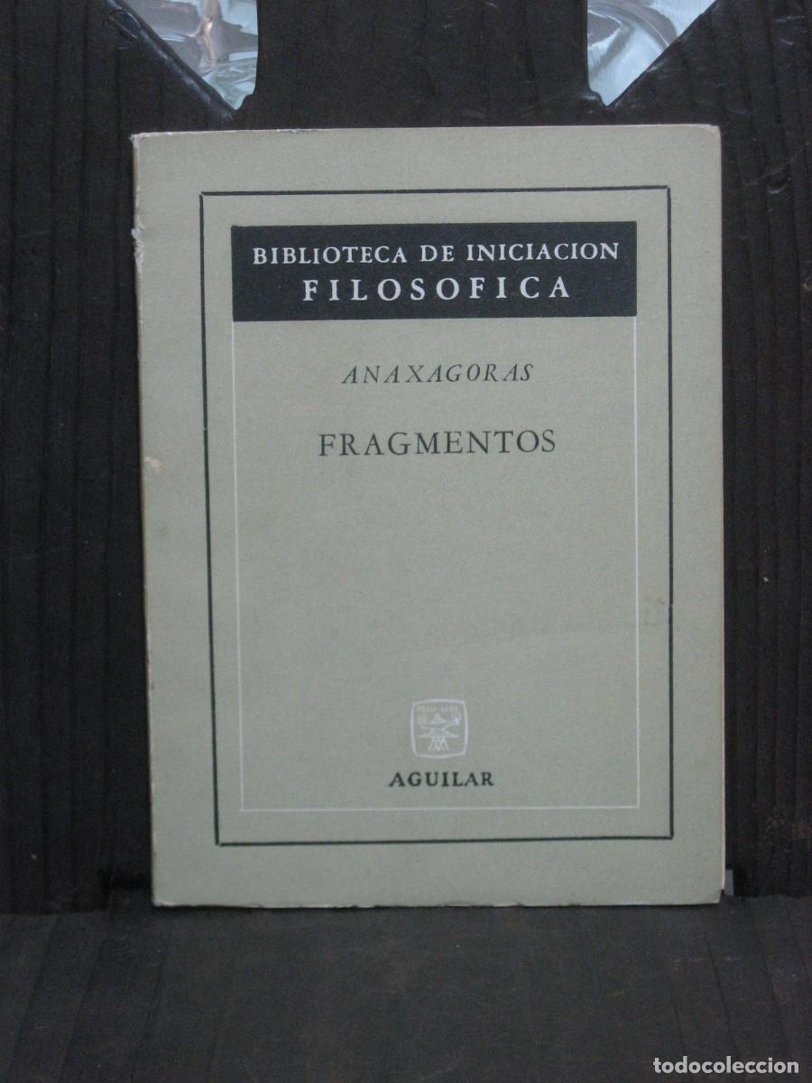 Libros: FRAGMENTOS - Anaxagoras - Foto 1