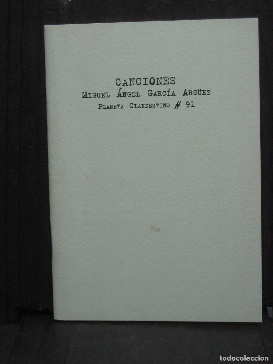 Libros: CANCIONES - Miguel &Aacute;ngel Garc&iacute;a Arg&uuml;ez - Foto 1