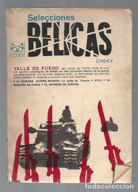 Libros: SELECCIONES BELICAS CODEX: VALLE DE FUEGO - HOWE, CHARLES - Foto 1