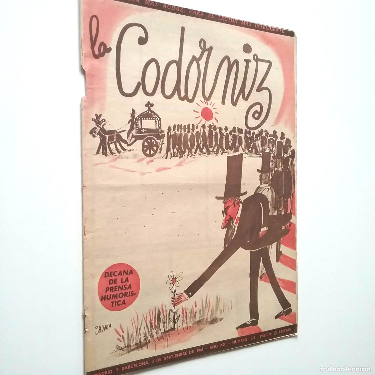 Libros: VV. AA. - La Codorniz. A&ntilde;os XXI. N&uacute;m. 1033. 1961 - Foto 1
