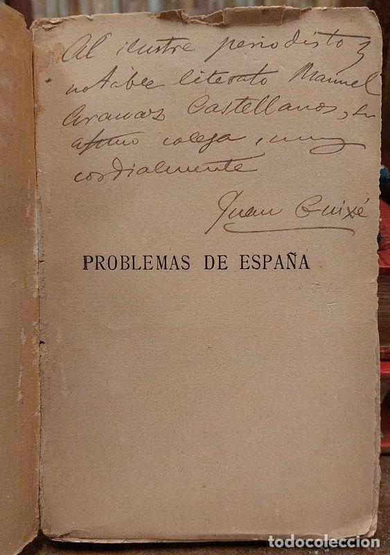 Libros: PROBLEMAS DE ESPA&Ntilde;A. Ensayos. - GUIXE, Juan. - Foto 2