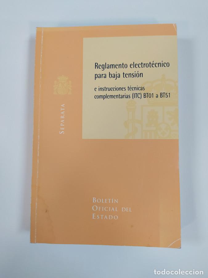 Libros: Reglamento electrot&eacute;cnico para baja tensi&oacute;n e instrucciones t&eacute;cnicas complementarias. - VV.AA. TDK76 - Foto 1