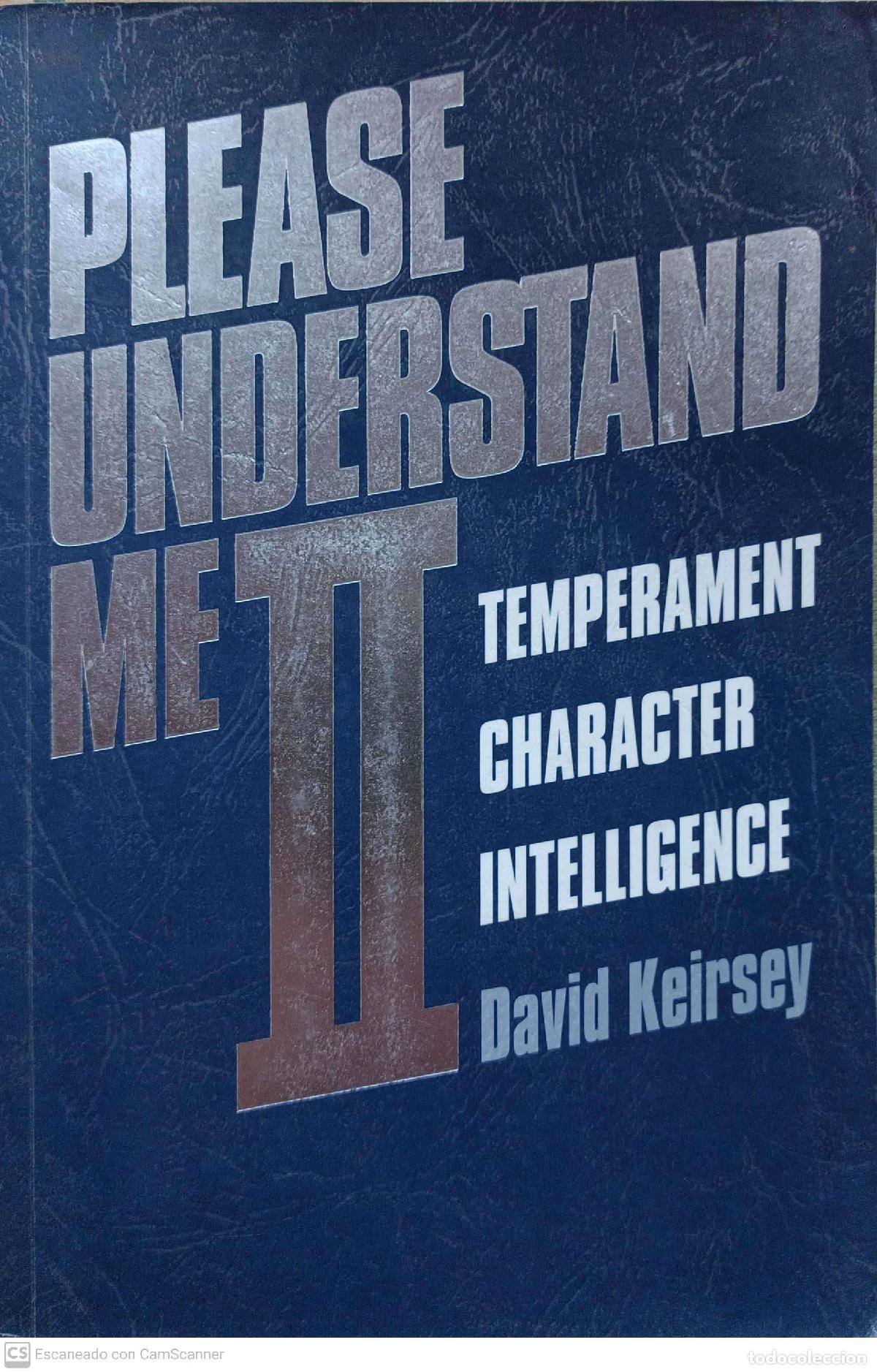 Libros: Please Understand Me II. Temperamente, Character, Intelligence - Keirsey, David - Foto 1