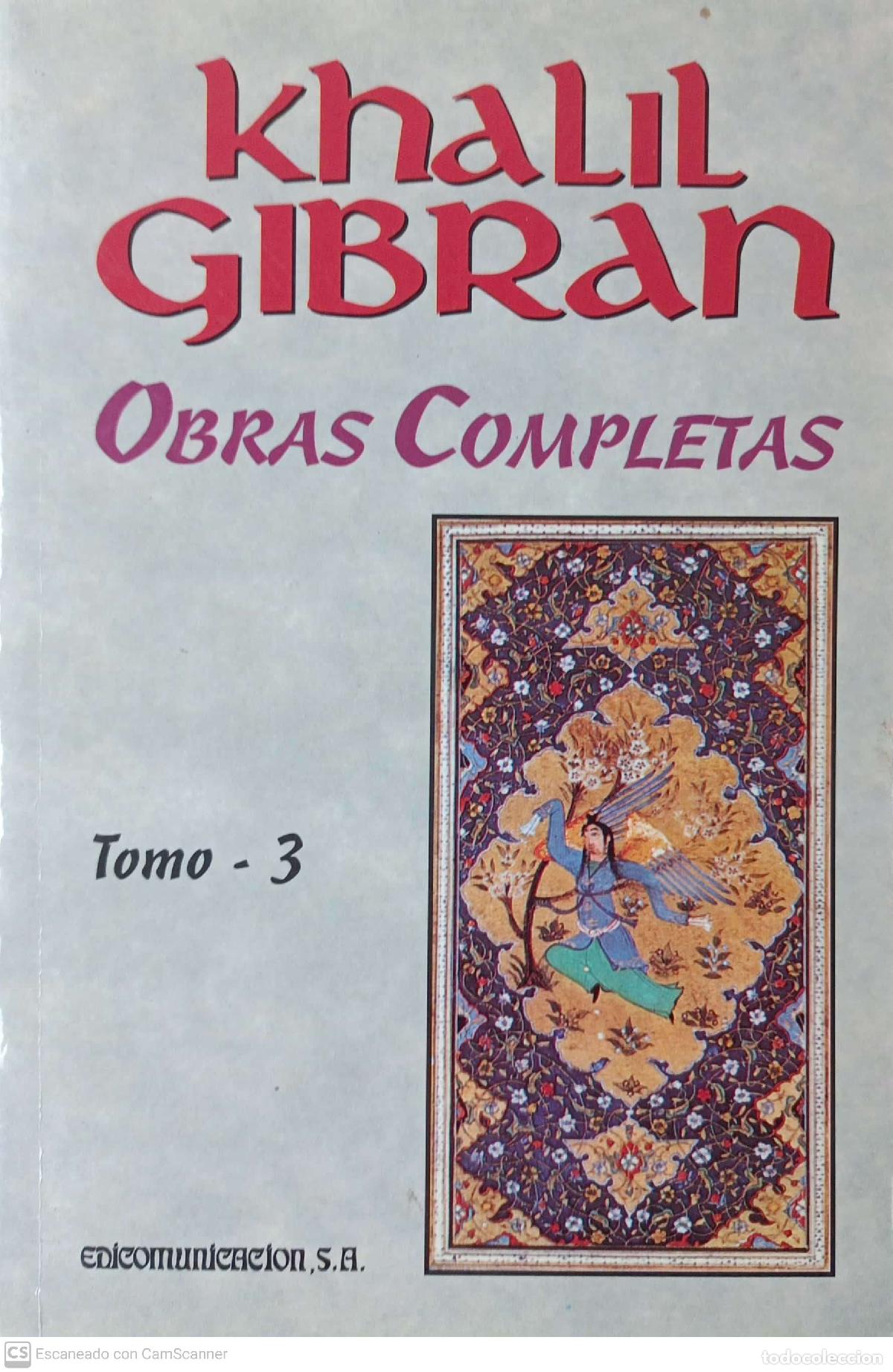 Libros: Obras completas. Tomo 3 - Khalil Gibran - Foto 1