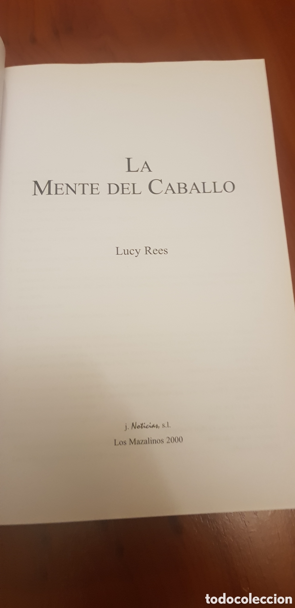 Libros: La mente del caballo Lucy Rees Noticias Sl - Foto 3