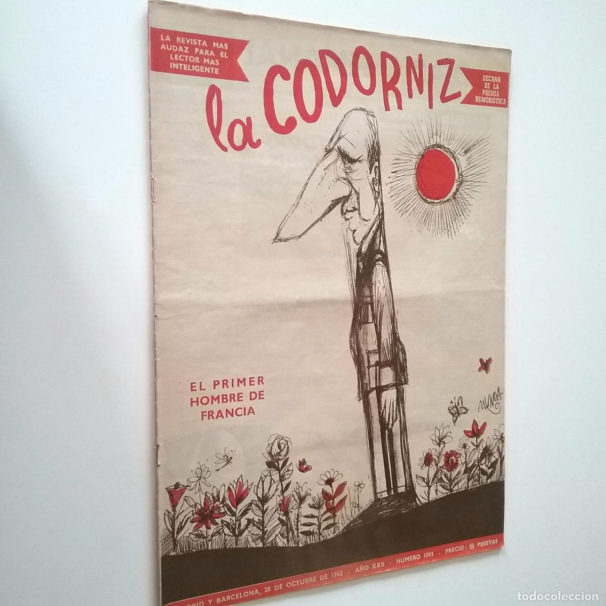 Libros: VV. AA. - La Codorniz. A&ntilde;os XXII. N&uacute;m. 1093. 1962 - Foto 1