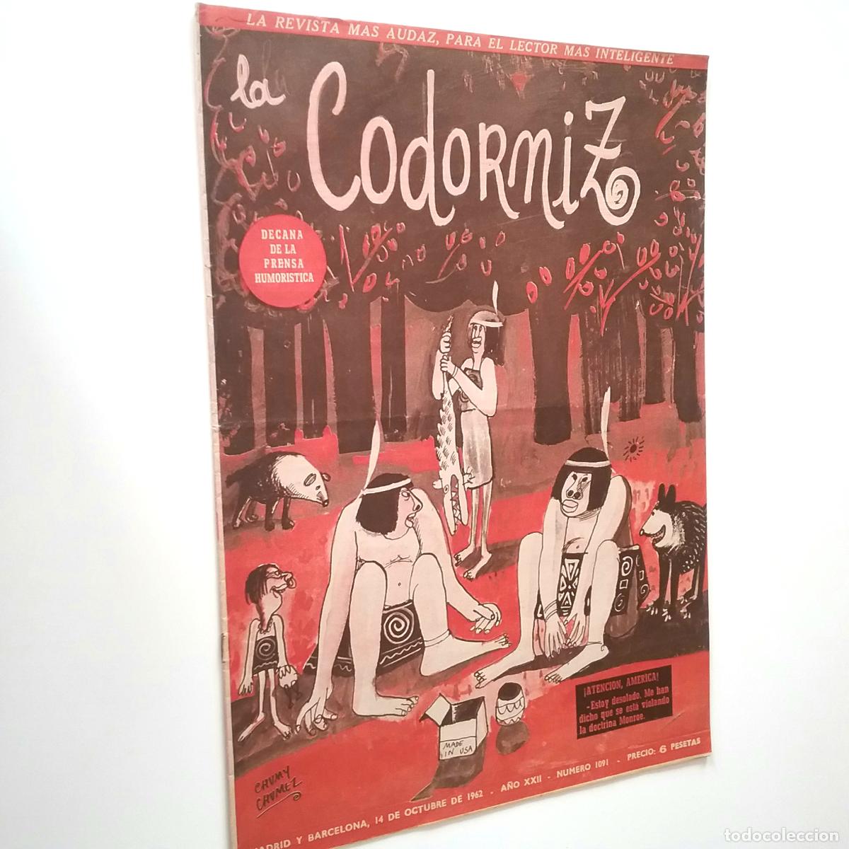 Libros: VV. AA. - La Codorniz. A&ntilde;os XXII. N&uacute;m. 1091. 1962 - Foto 1