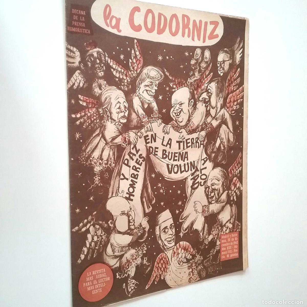 Libros: VV. AA. - La Codorniz. A&ntilde;os XXII. N&uacute;m. 1102. 1962 - Foto 1
