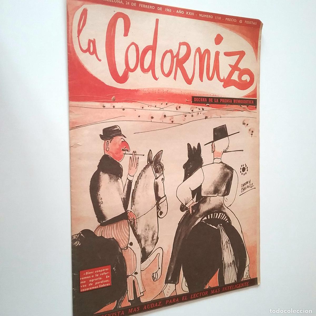 Libros: VV. AA. - La Codorniz. A&ntilde;os XXIII. N&uacute;m. 1110. 1963 - Foto 1