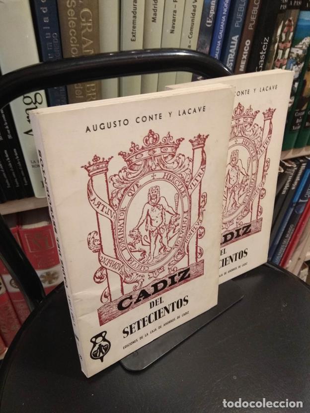 Libros: Cadiz del setecientos (dos tomos) - Foto 1
