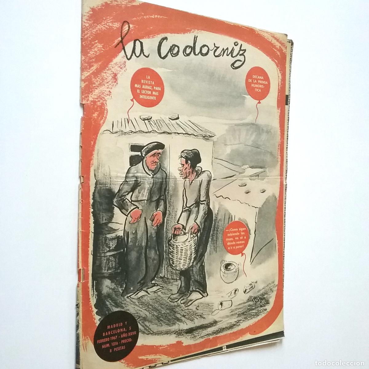 Libros: VV. AA. - La Codorniz. A&ntilde;os XXVII. N&uacute;m. 1316. 1967 - Foto 1