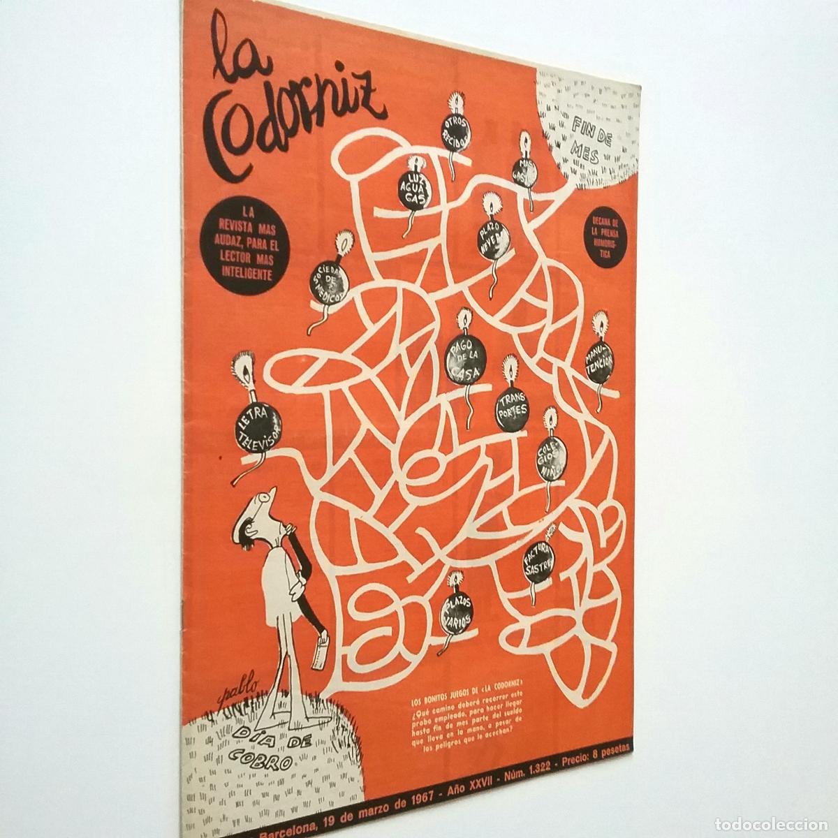Libros: VV. AA. - La Codorniz. A&ntilde;os XXVII. N&uacute;m. 1322. 1967 - Foto 1