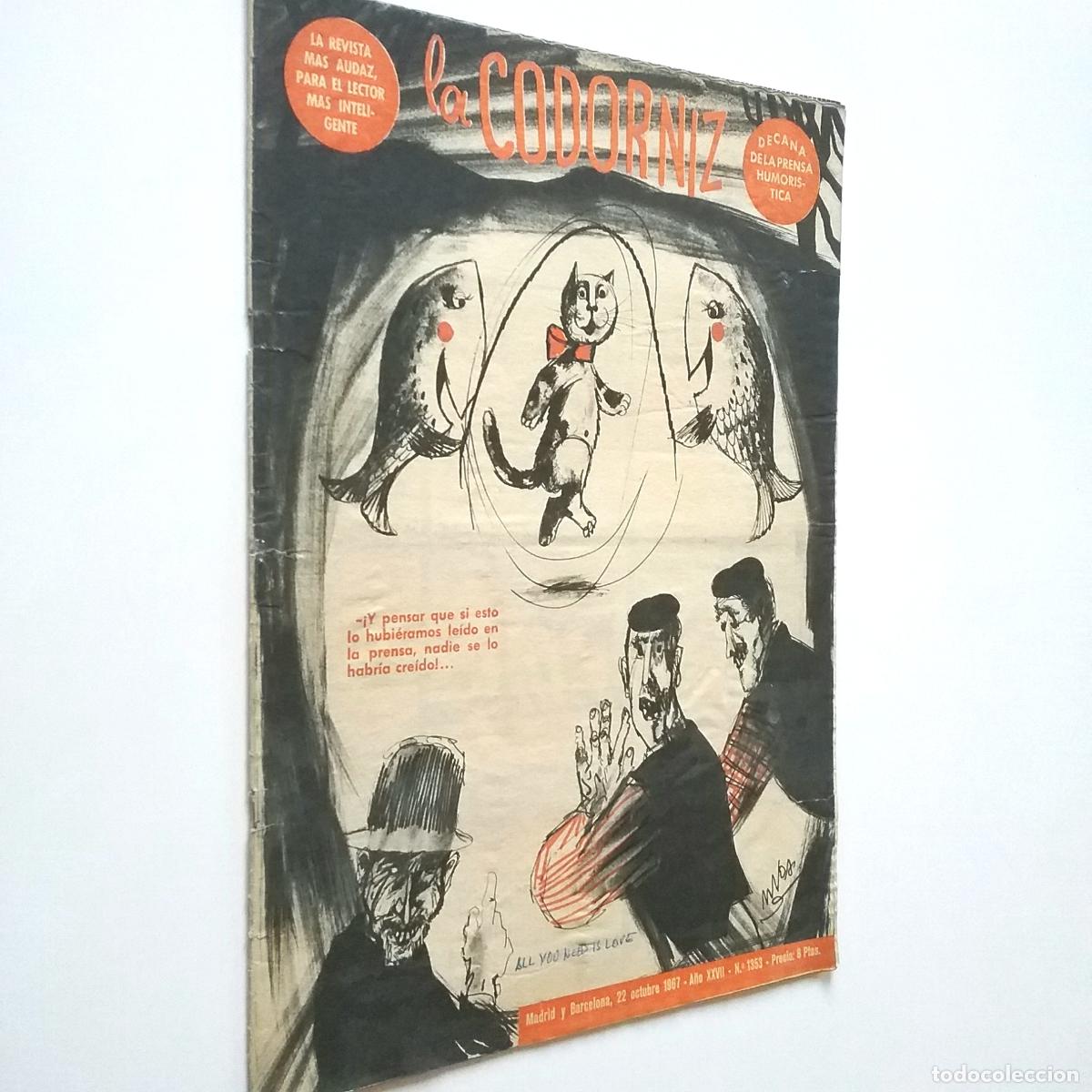 Libros: VV. AA. - La Codorniz. A&ntilde;os XXVII. N&uacute;m. 1353. 1967 - Foto 1