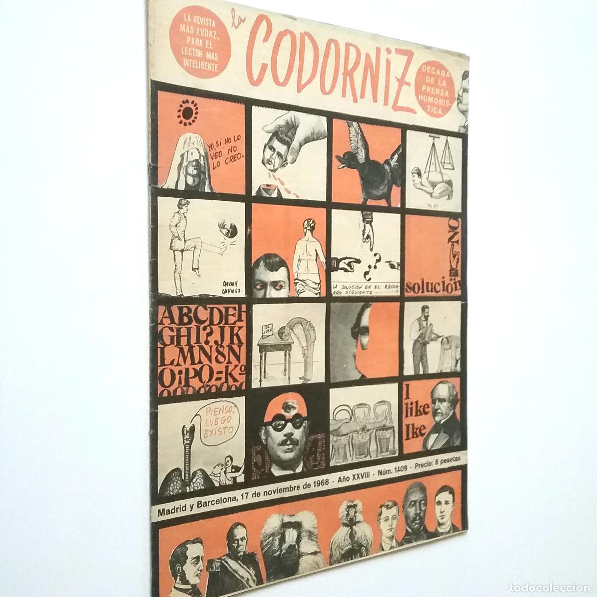 Libros: VV. AA. - La Codorniz. A&ntilde;os XXVIII. N&uacute;m. 1409. 1968 - Foto 1