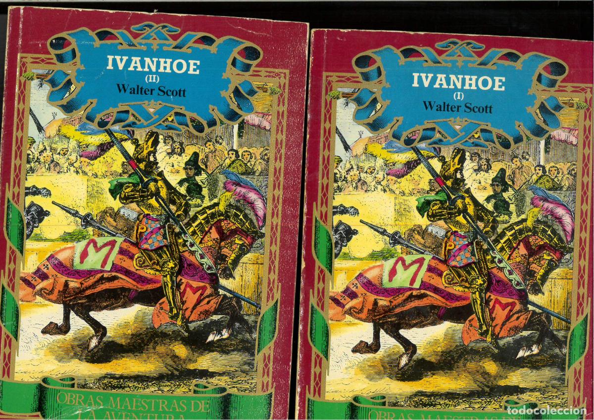 Libros: IVANHOE. TOMOS I Y II - WALTER SCOTT - Foto 1