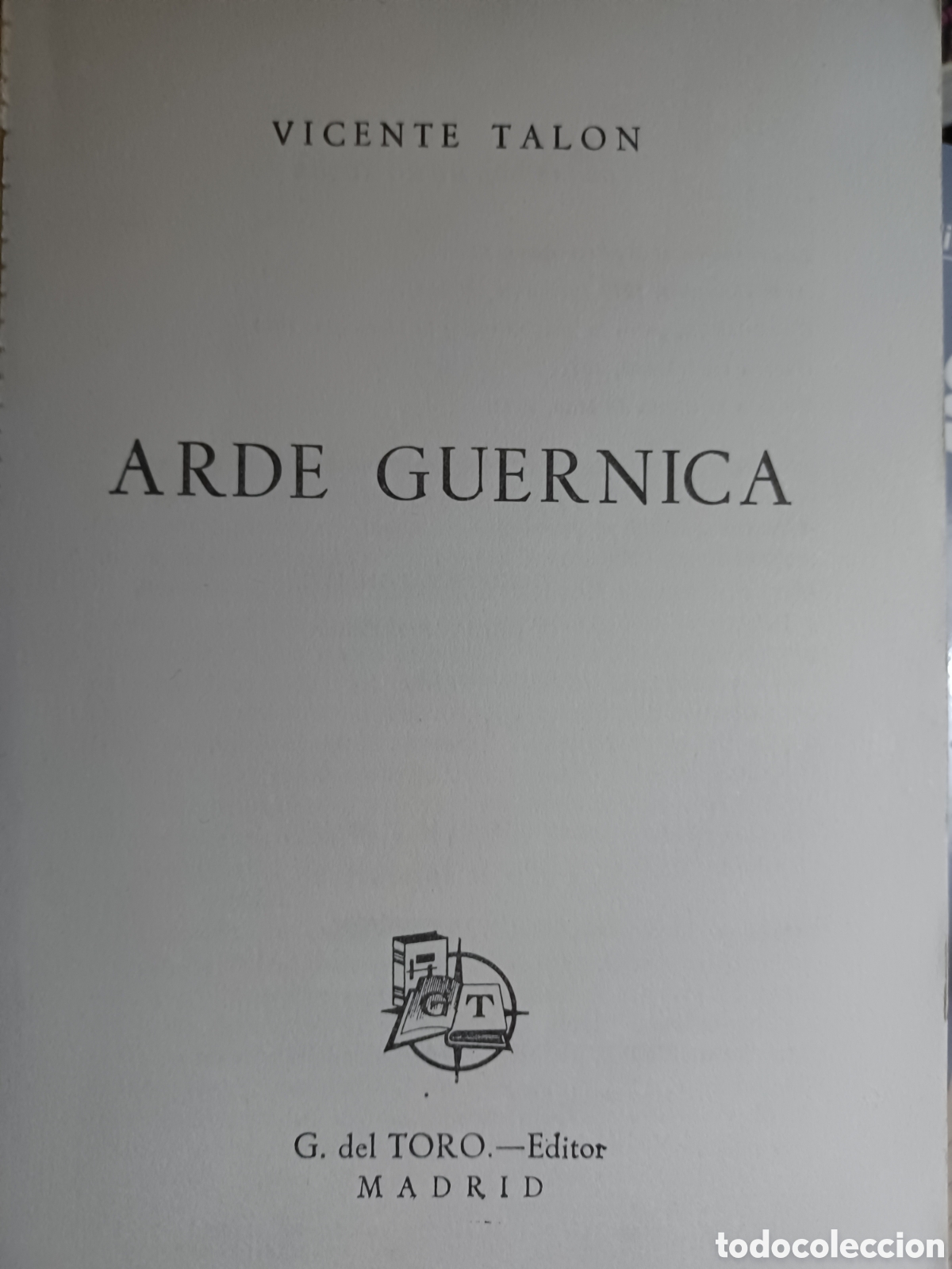 Libros: Barybook 183. Arde Gernika Vicente tal&oacute;n G.Toro - Foto 2