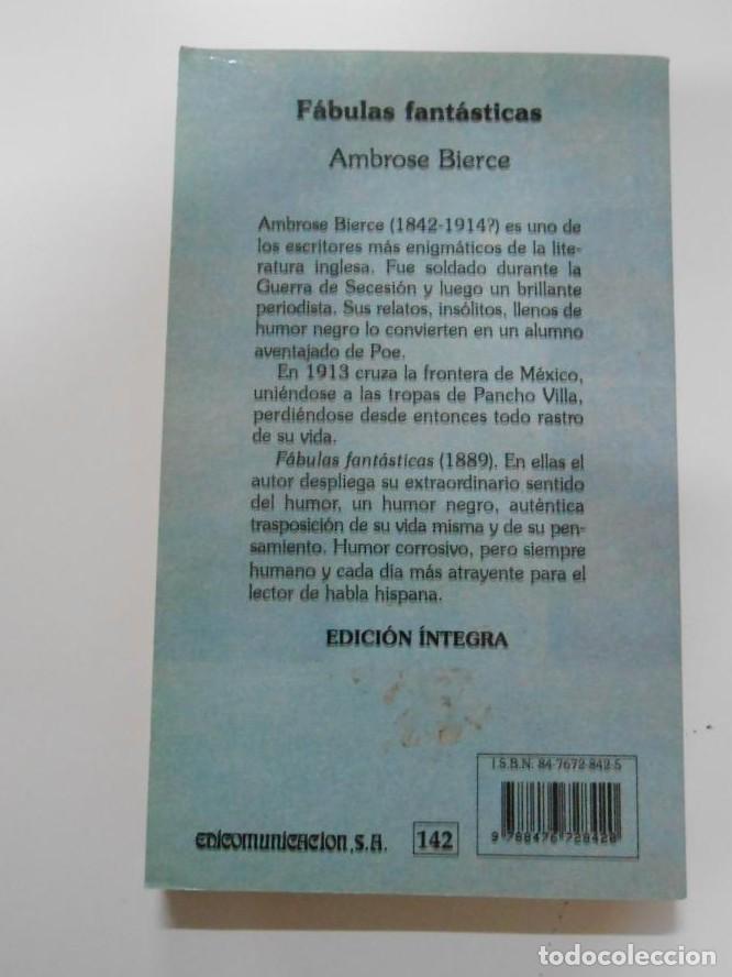 Libros: F&Aacute;BULAS FANT&Aacute;STICAS - AMBROSE BIERCE. TDK45 - - Foto 2