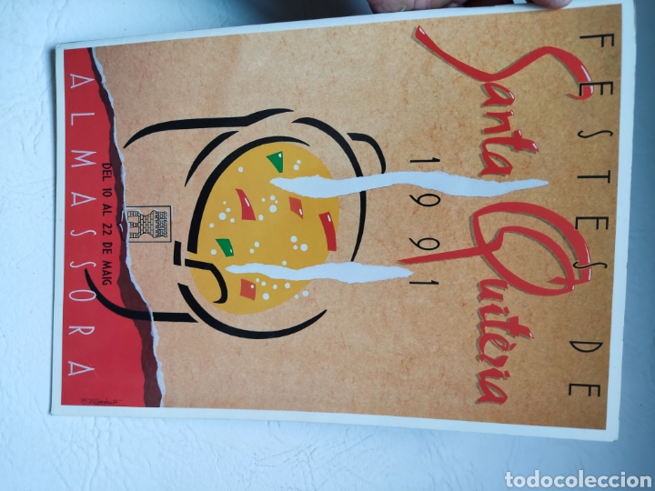 Libros: Programa de fiestas Almazora Santa Quiteria 1991 - Foto 1