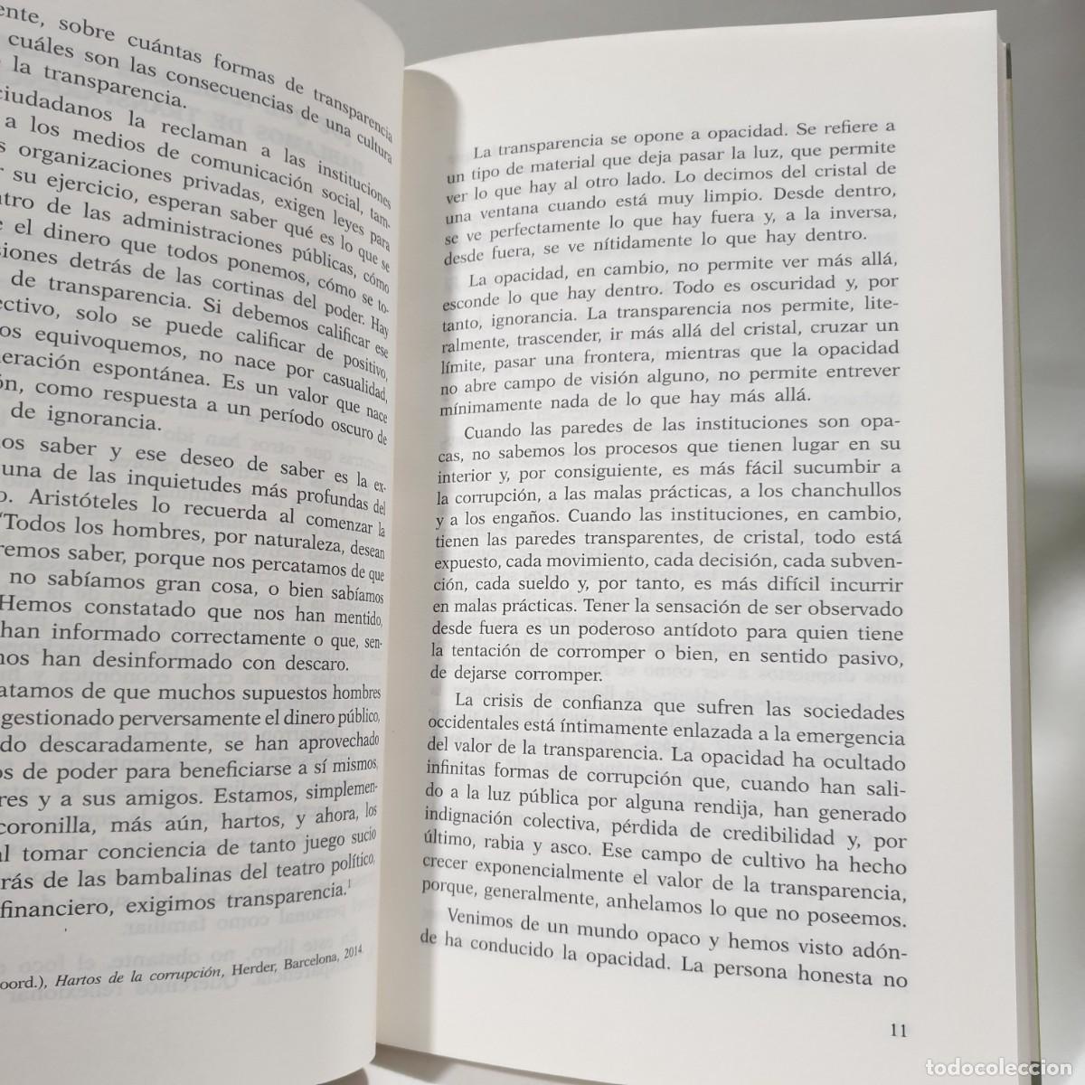 Libros: &iquest;CUANTA TRANSPARENCIA PODEMOS DIGERIR? Francesc Torralba - Foto 7