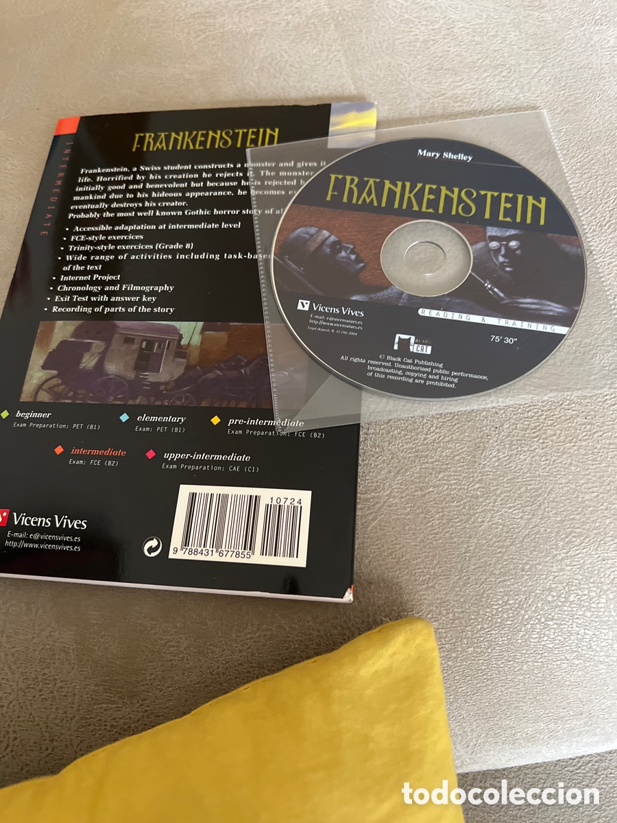 Libros: Frankenstein. Mary Shelley. Reading & Training. Book y CD - Foto 2