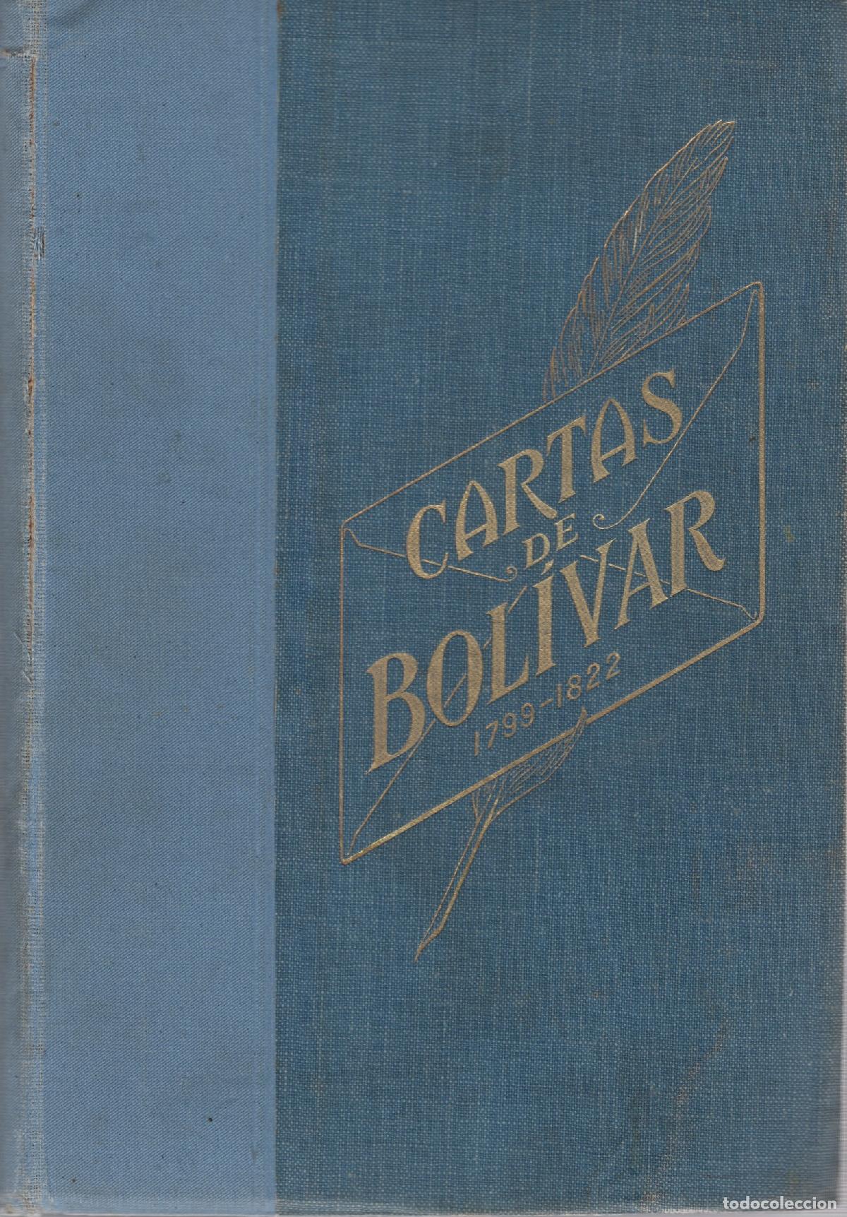 Libros: Cartas de Bol&iacute;var 1799-1822 - NO CONSTA AUTOR