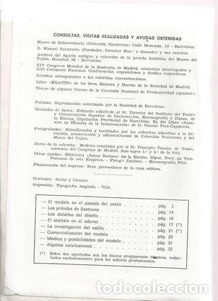 Libros: TEMAS DE SASTRERIA;LA INVESTIGACION EN EL MODELO - S/A - Foto 6
